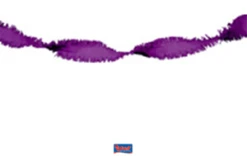 Crepe Guirlande Paars (24m)