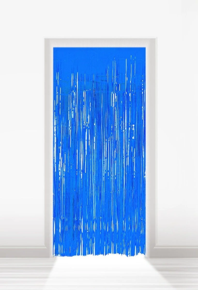 Deurgordijn Blauw 1 Deurgordijn Blauw