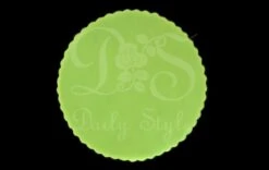 Tule Rondjes Kaal Ø24cm Groen