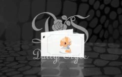 Bedankkaartje Baby Blauw (24st)