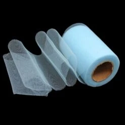 Rol Tule Blauw 10cm (20m)