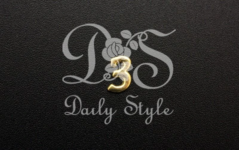 Siercijfer 3 Goud (12st) 1 Siercijfer 3 Goud (12st)