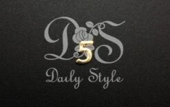 Siercijfer 5 Goud (12st)