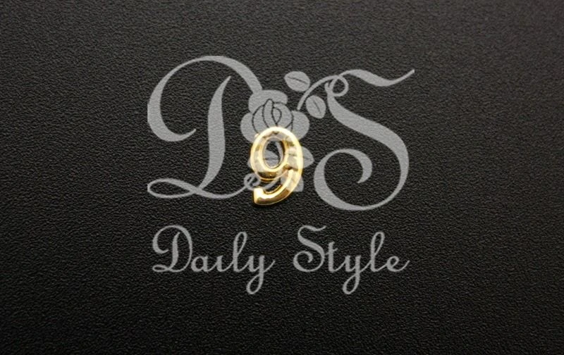 Siercijfer 9 Goud (12st) 1 Siercijfer 9 Goud (12st)