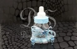 Papflesje Versierd Blauw (12st)