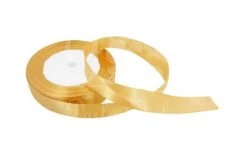 Satijnlint 2cm Goud