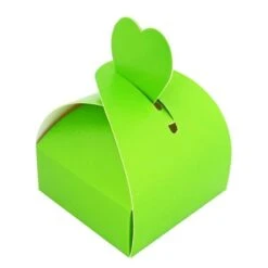 Vouwdoos Hart Relief Groen (50st)