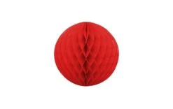 Honeycombbal ø20cm Rood