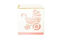 Doosje Kinderwagen Roze (12st)