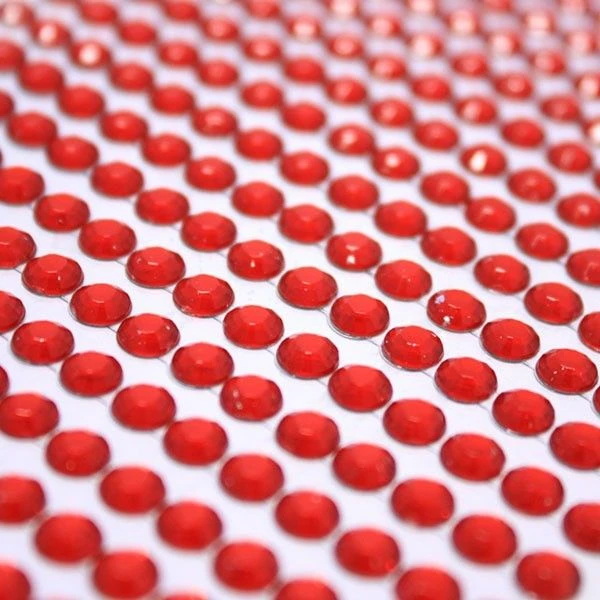 Strass Stickers Rood (330st) 1 Strass Stickers Rood (330st)