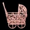 Kinderwagen Metaaldraad Roze (12st)