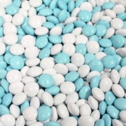 Chocolade Lentilles Blauw/Wit (900gr)