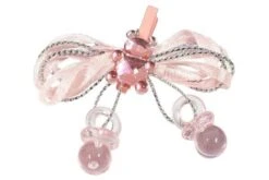 Strikje Beer & Speentjes Roze (12st)