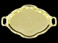 Mini Dienbladen Ovaal Goud (12st)