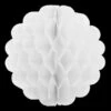 Honeycomb PonPon Ø28cm Wit