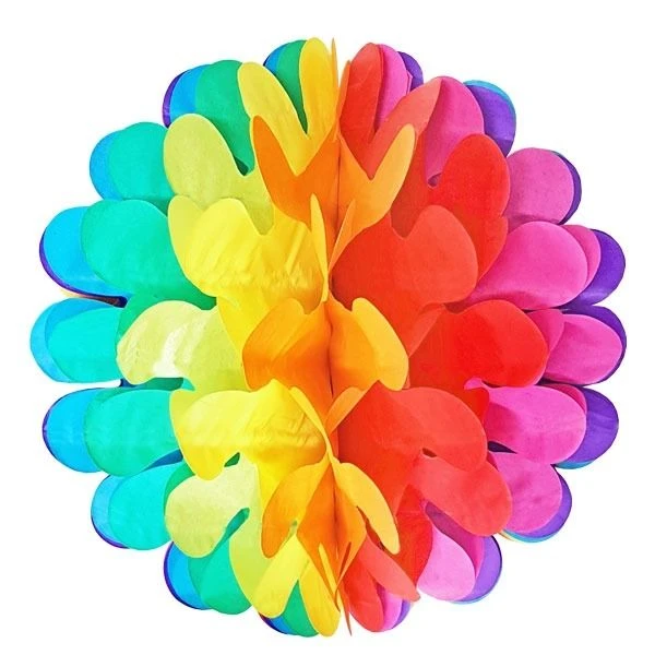 Honeycomb PonPon Ø28cm Mix 1 Honeycomb PonPon Ø28cm Mix