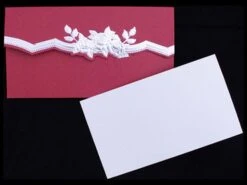 Feestenveloppe Roses Rood (10st)