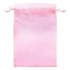 Organzazak L 13x19cm Roze (12st)