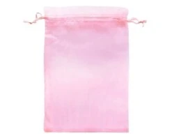 Organzazak L 13x19cm Roze (12st)
