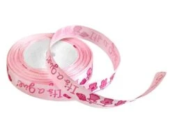 Satijnlint 2cm It’s A Girl