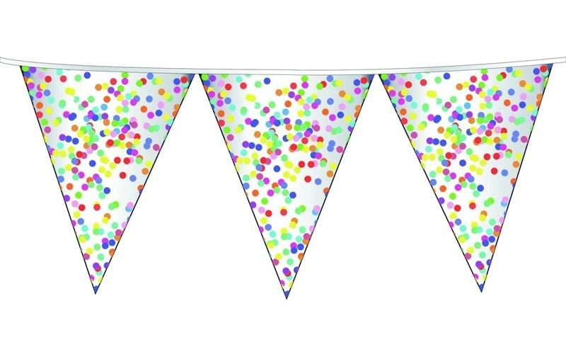 Vlaggenlijn Confetti 1 Vlaggenlijn Confetti