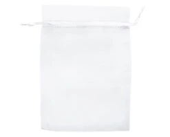 Organzazak L 13x19cm Wit (12st)