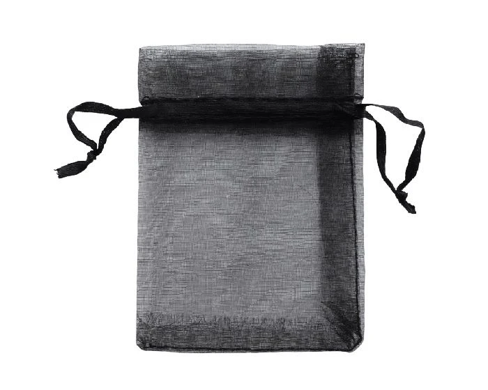 Organzazak M 9x13cm Zwart (12st) 1 Organzazak M 9x13cm Zwart (12st)