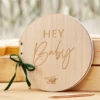 Houten Gastenboek Hey Baby Ginger Ray