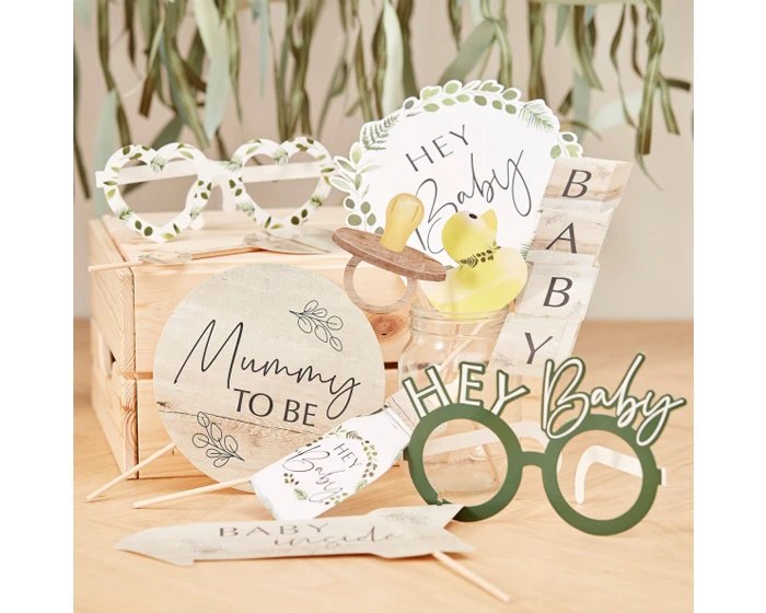 Photobooth Props Hey Baby Botanical Ginger Ray (10st) 1 Photobooth Props Hey Baby Botanical Ginger Ray (10st)