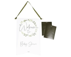 Welkom Banner Botanical Baby Ginger Ray