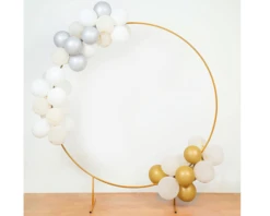 Metalen Backdrop Cirkel Frame Goud