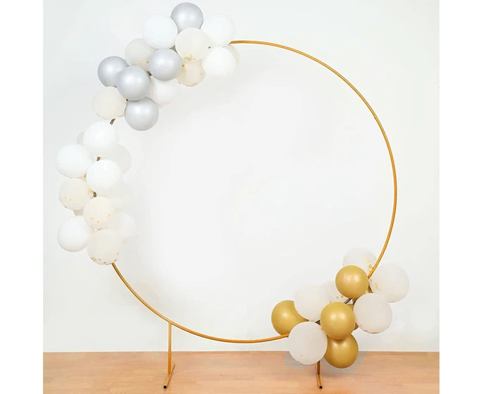 Metalen Backdrop Cirkel Frame Goud 1 Metalen Backdrop Cirkel Frame Goud