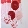 Ballonnen Happy Valentine's Day Ginger Ray (5st)