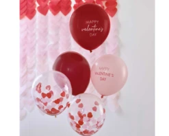 Ballonnen Happy Valentine's Day Ginger Ray (5st)