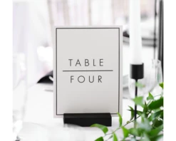 Tafelnummers 1-12 Wit & Zwart Ginger Ray