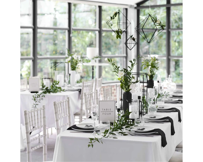 Kandelaars Mat Zwart Ginger Ray (3st) 3 Kandelaars Mat Zwart Ginger Ray (3st) - Afbeelding 3