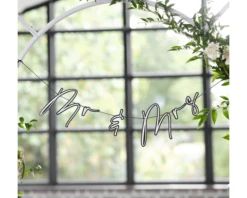 Slinger Mr & Mrs Aanpasbaar Wit & Zwart Ginger Ray