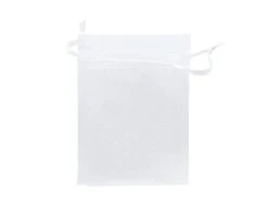 Organzazak S 7x9cm Wit (12st)