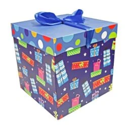 Cadeaudoos Gifts Blauw (15x15x15cm)