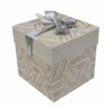 Cadeaudoos Grijs & Goud (10x10x10cm)
