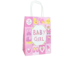 Cadeautasjes BABY GIRL (6st)