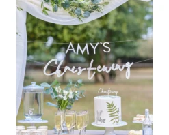 Doop Slinger Christening Personaliseerbaar Ginger Ray