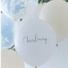 Ballonnen Christening Wit, Nude & Confetti Ginger Ray (5st)