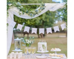 Slinger Christening Wit & Groen Botanical Ginger Ray