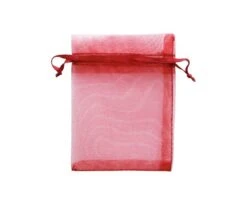 Organzazak S 7x9cm Rood (12st)