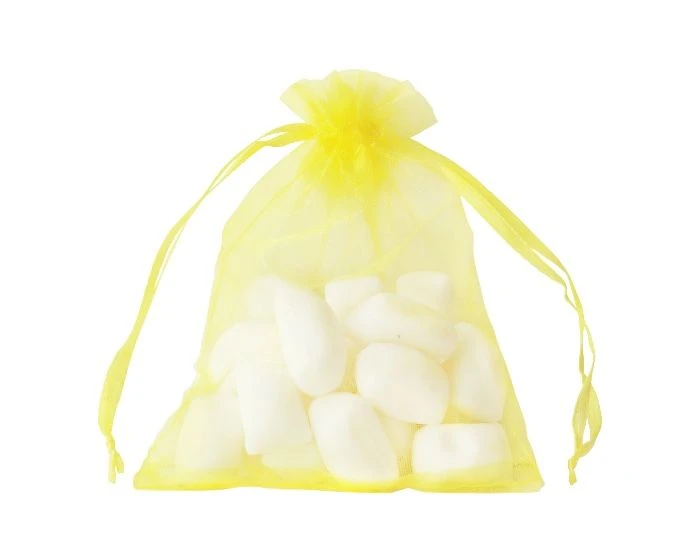 Organzazak M 10x13cm Geel (12st) 2 Organzazak M 10x13cm Geel (12st) - Afbeelding 2