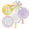 Decoratie Kit 1st Birthday Rainbow (5st)