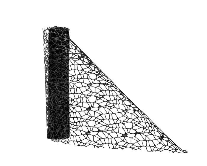 Decoratiestof Spider Glitter Zwart (28x270cm) 1 Decoratiestof Spider Glitter Zwart (28x270cm)