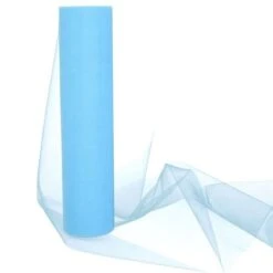 Tule Rol Blauw 30cm (18m)