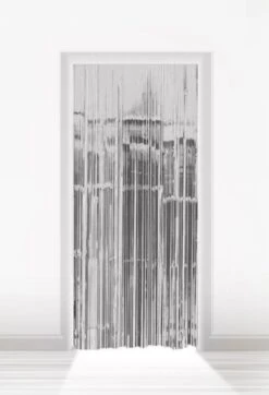 Deurgordijn Matte Zilver